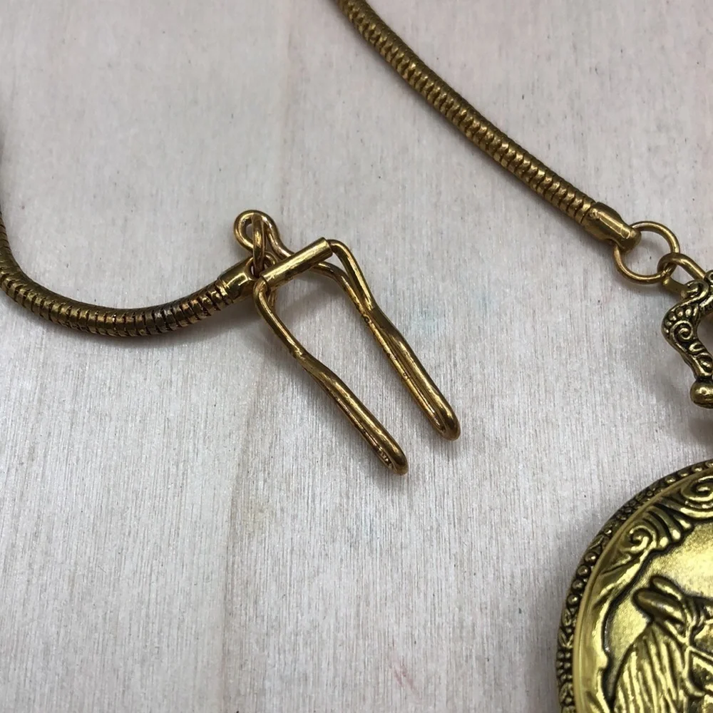 Vintage Geneva Racing Horses Pocket Watch.